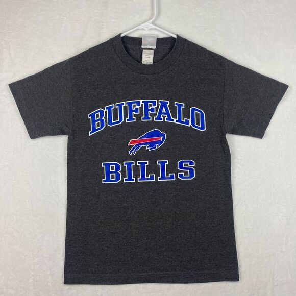 NFL Buffalo Bills T-shirt Mens Small Gray Short Sleeve Crewneck - Picture 1 of 7
